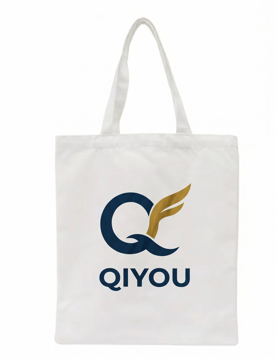 Custom printed bag — flat handle style