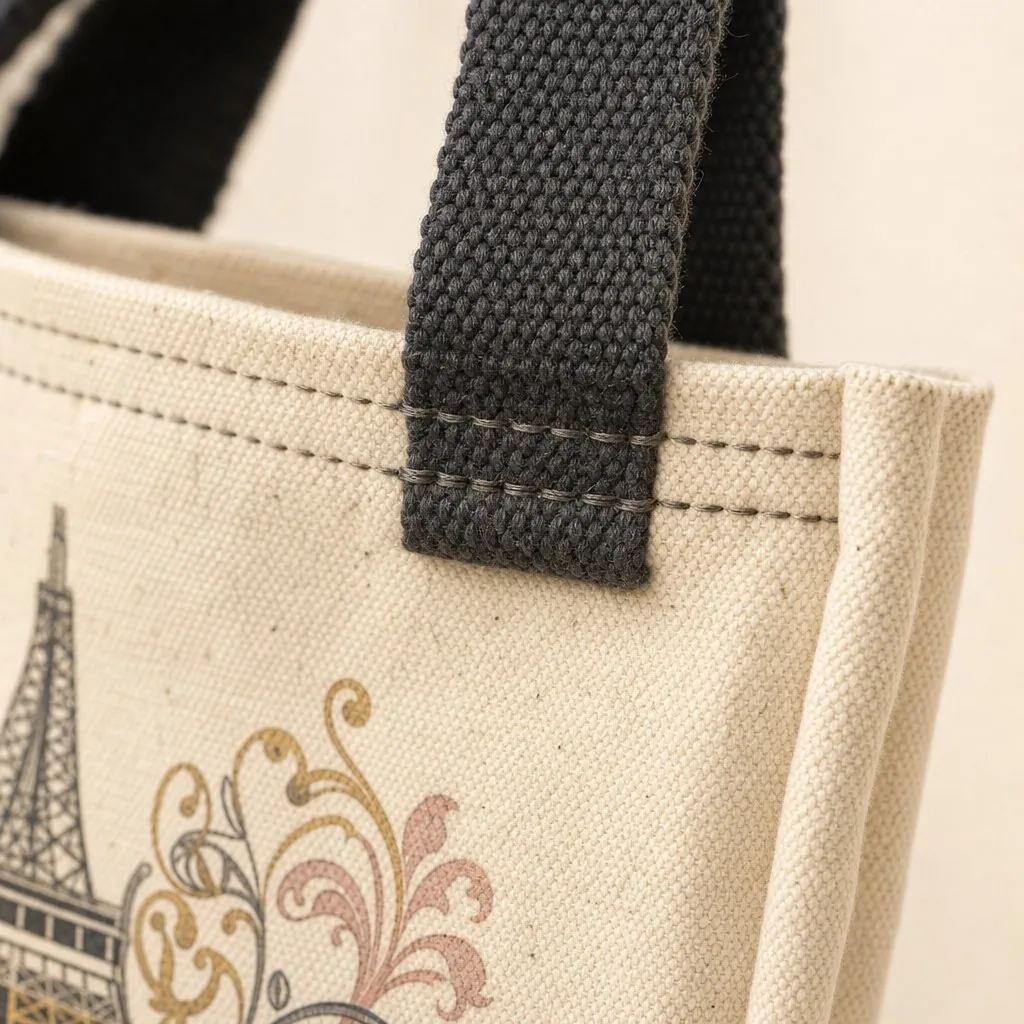 Handle bar-tack — the stress point, box-stitched