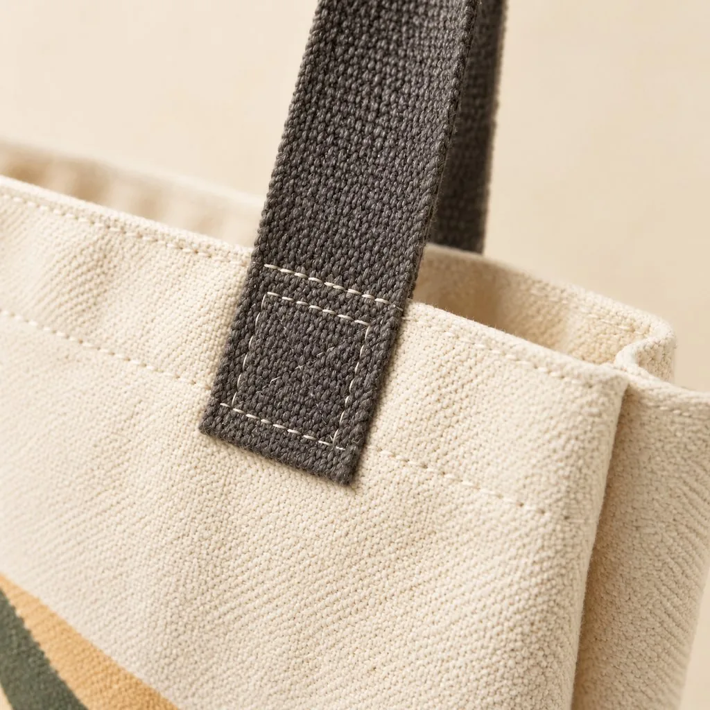 Webbing join — two rows of double stitching