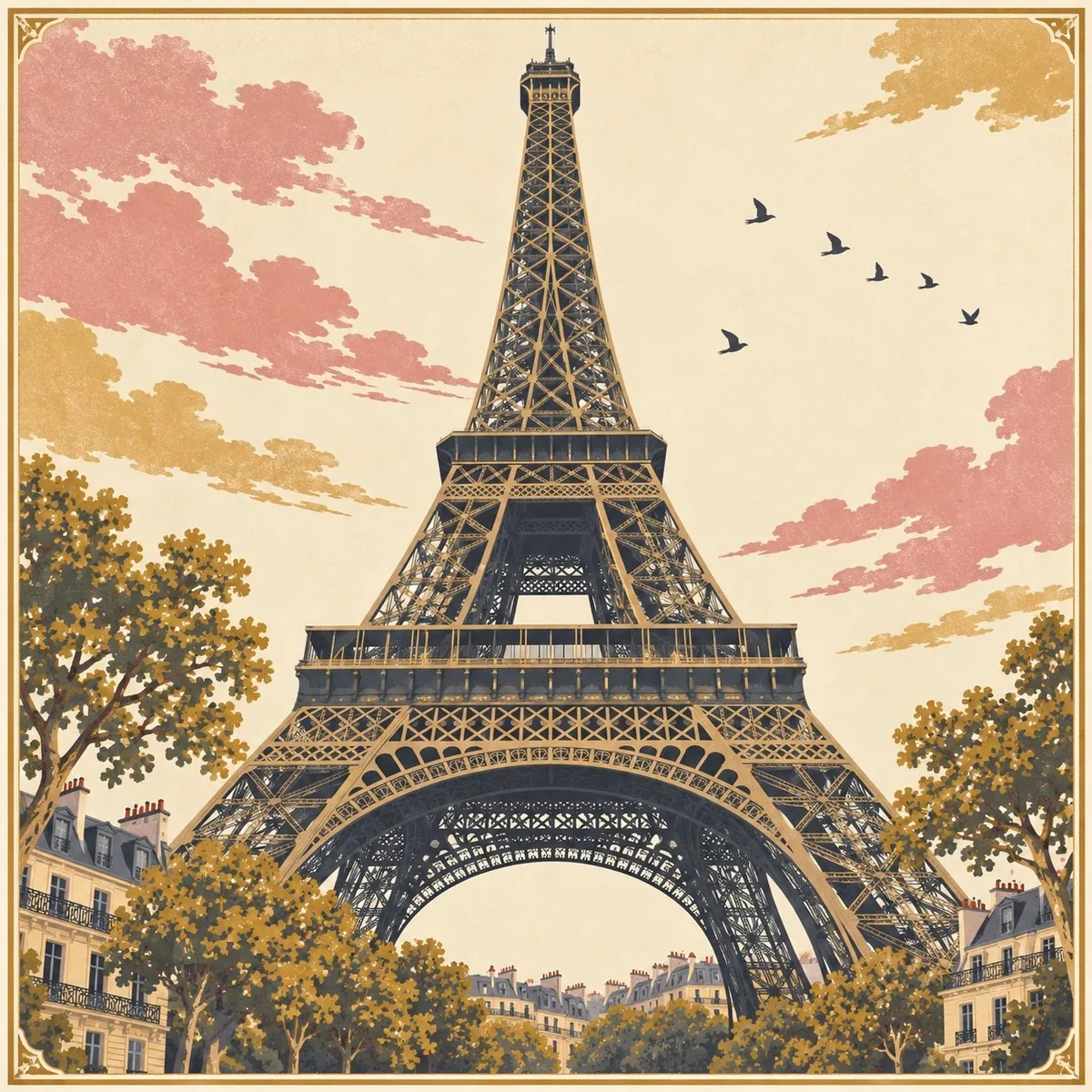 Printed artwork panel used across a gift box set